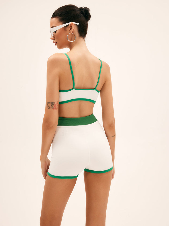Emerald Kontrast Bikini Hose