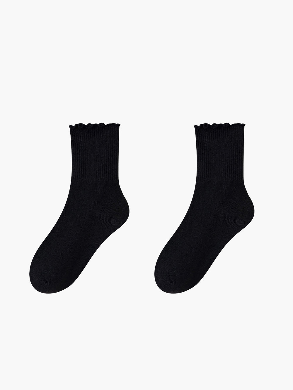 Socken mit gerüschtem Saum