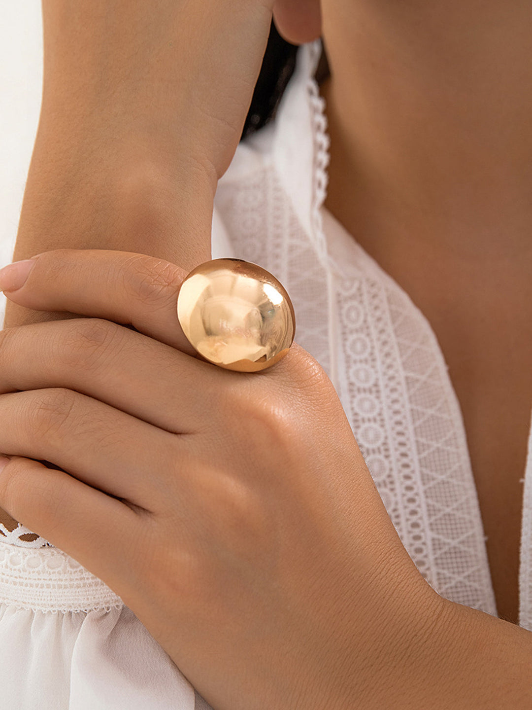 Geometrischer Halbkugel-Ring