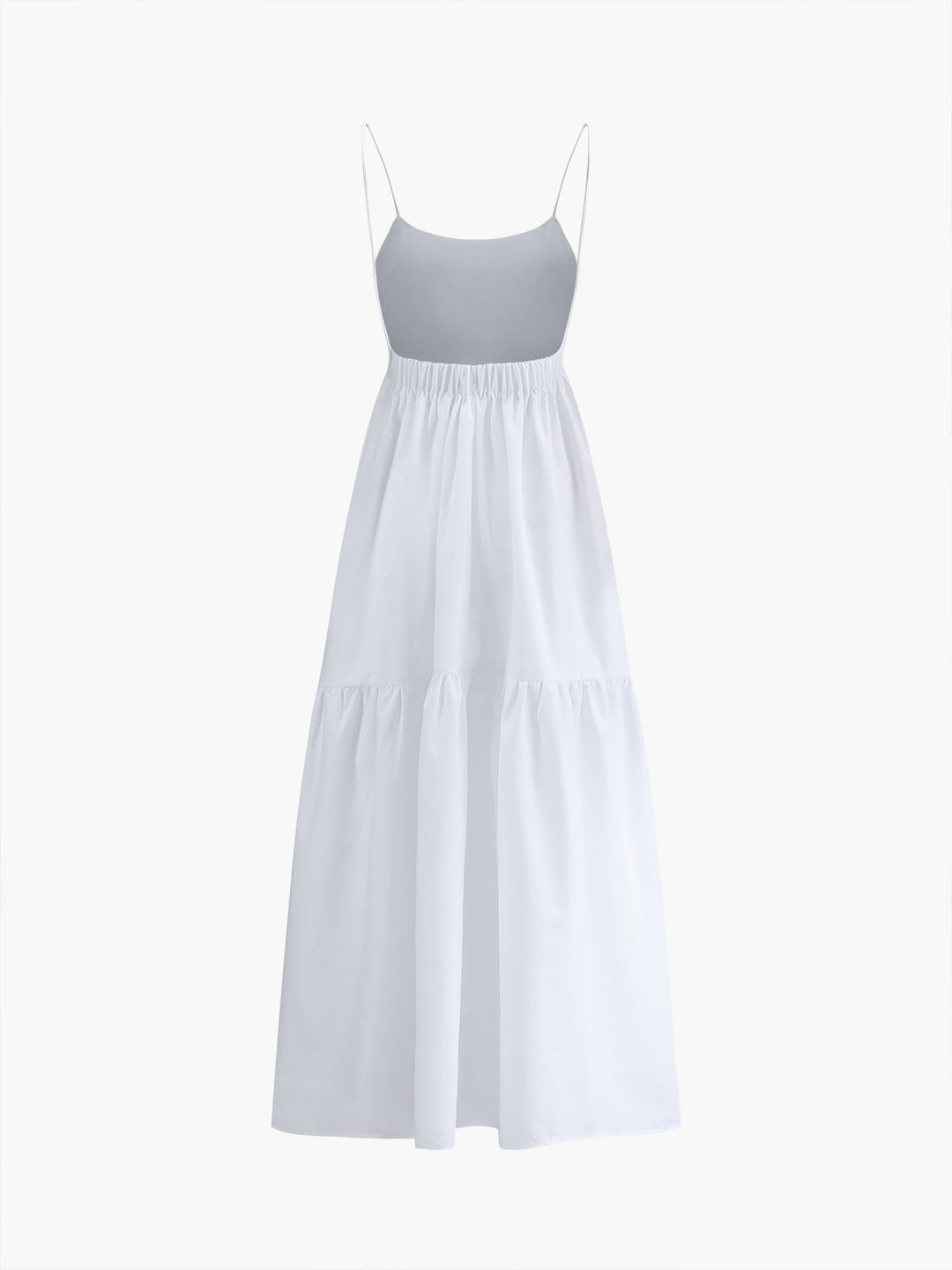 Legeres Rückenfreies Langes Kleid