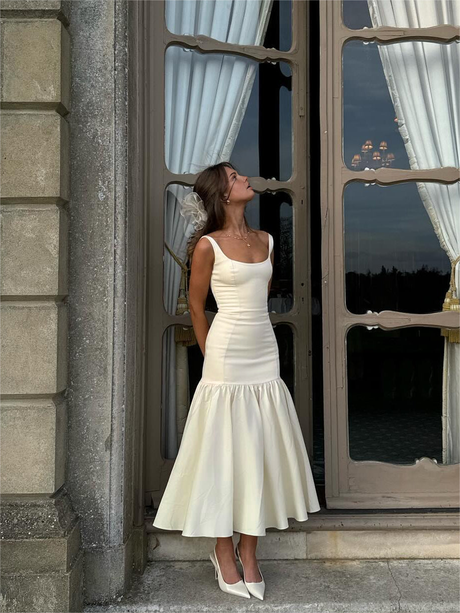 Rüschen-Maxikleid