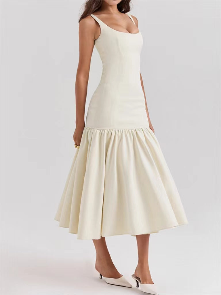 Rüschen-Maxikleid