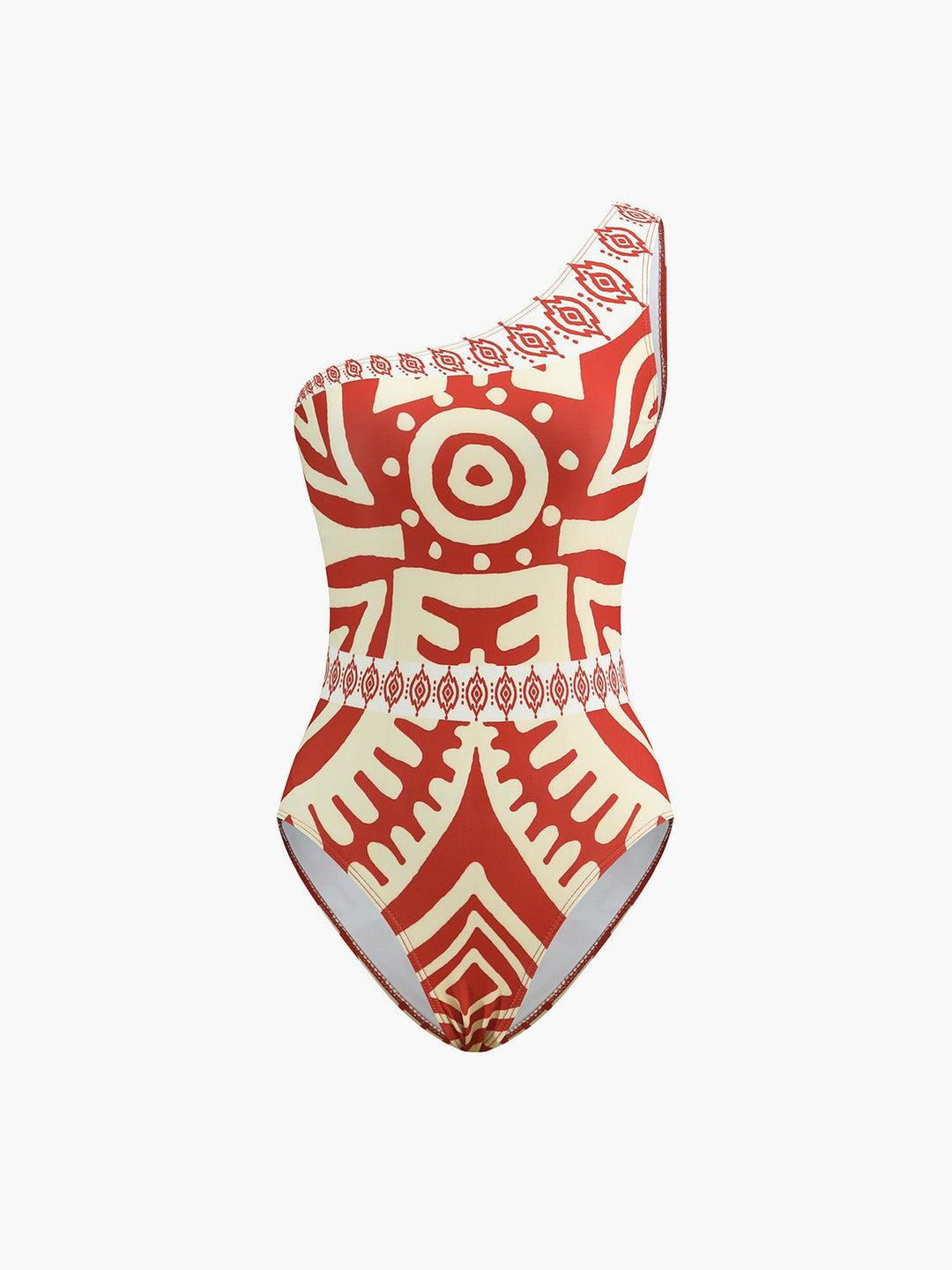 Tropisches Neckholder-Badeanzugkleid
