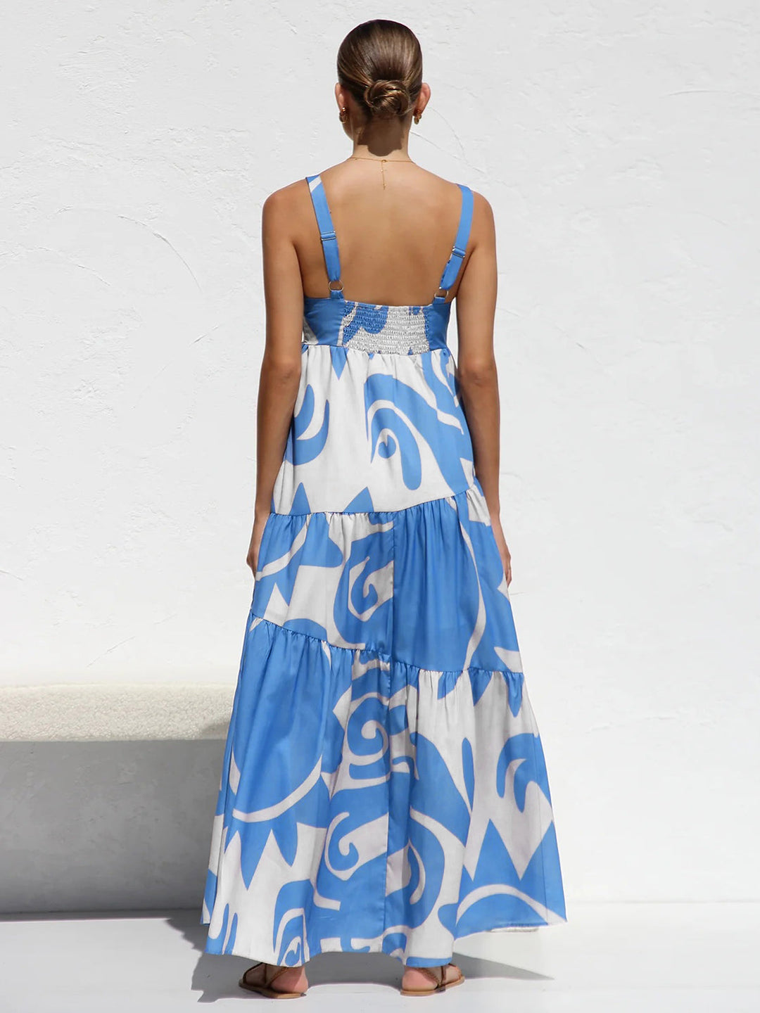 Sun Print Cami Langkleid