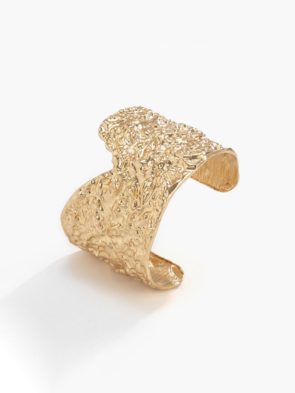 Unregelmäßiges goldenes Manschettenarmband