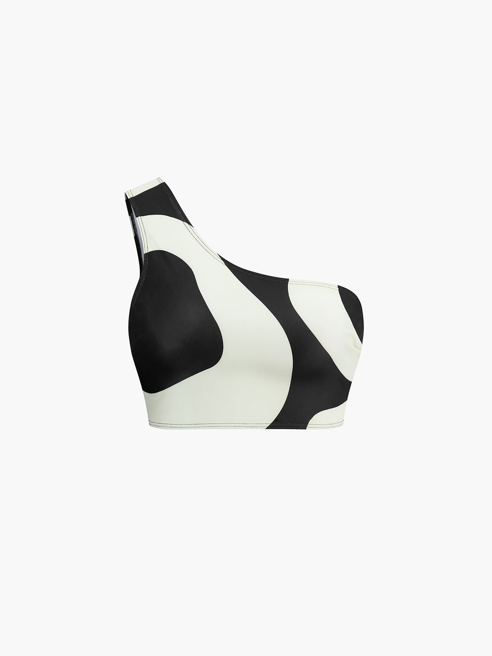 Zweiteiliges Bikini-Set mit asymmetrischem Ausschnitt