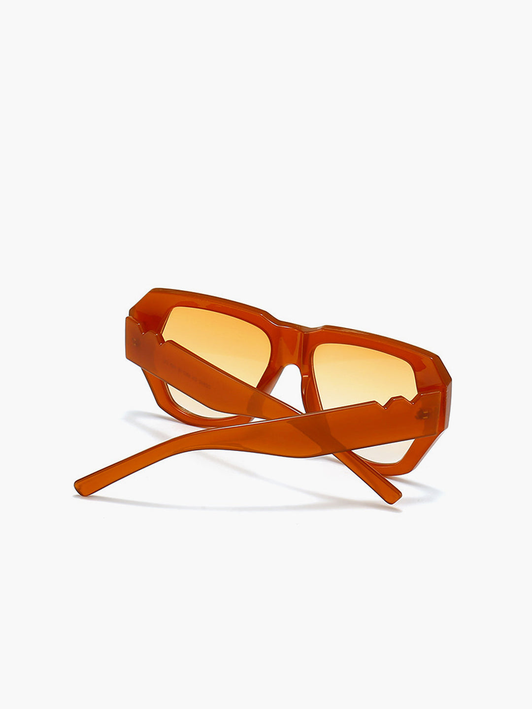 Vintage Polygon Cat Eye Nieten Sonnenbrille