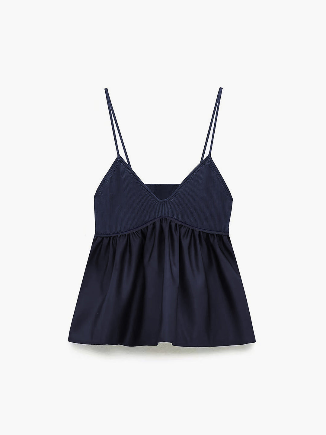 Rüschen-Crop-Top