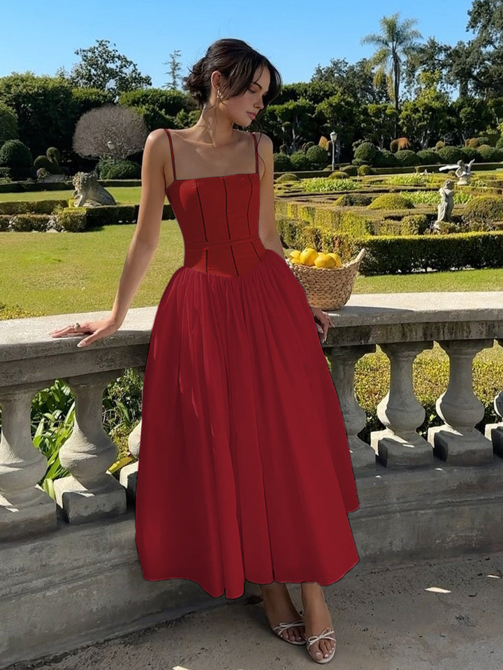 Serendipity Französisch Fließendes Langes Kleid