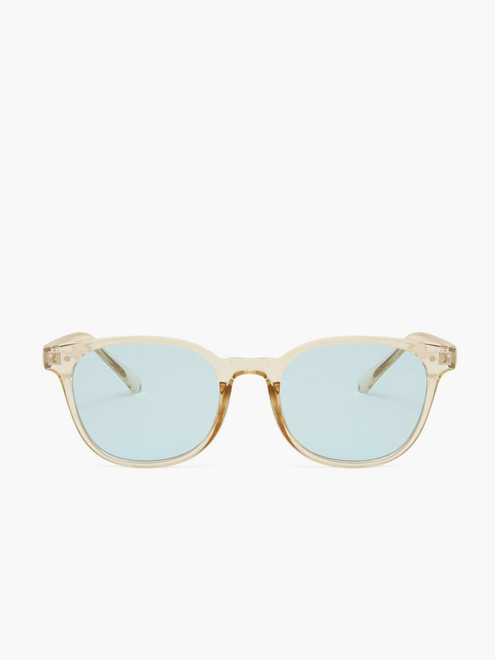 Hellblaue modische Sonnenbrille