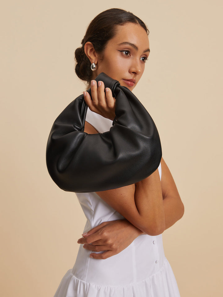 Geknotter Ruched Tasche