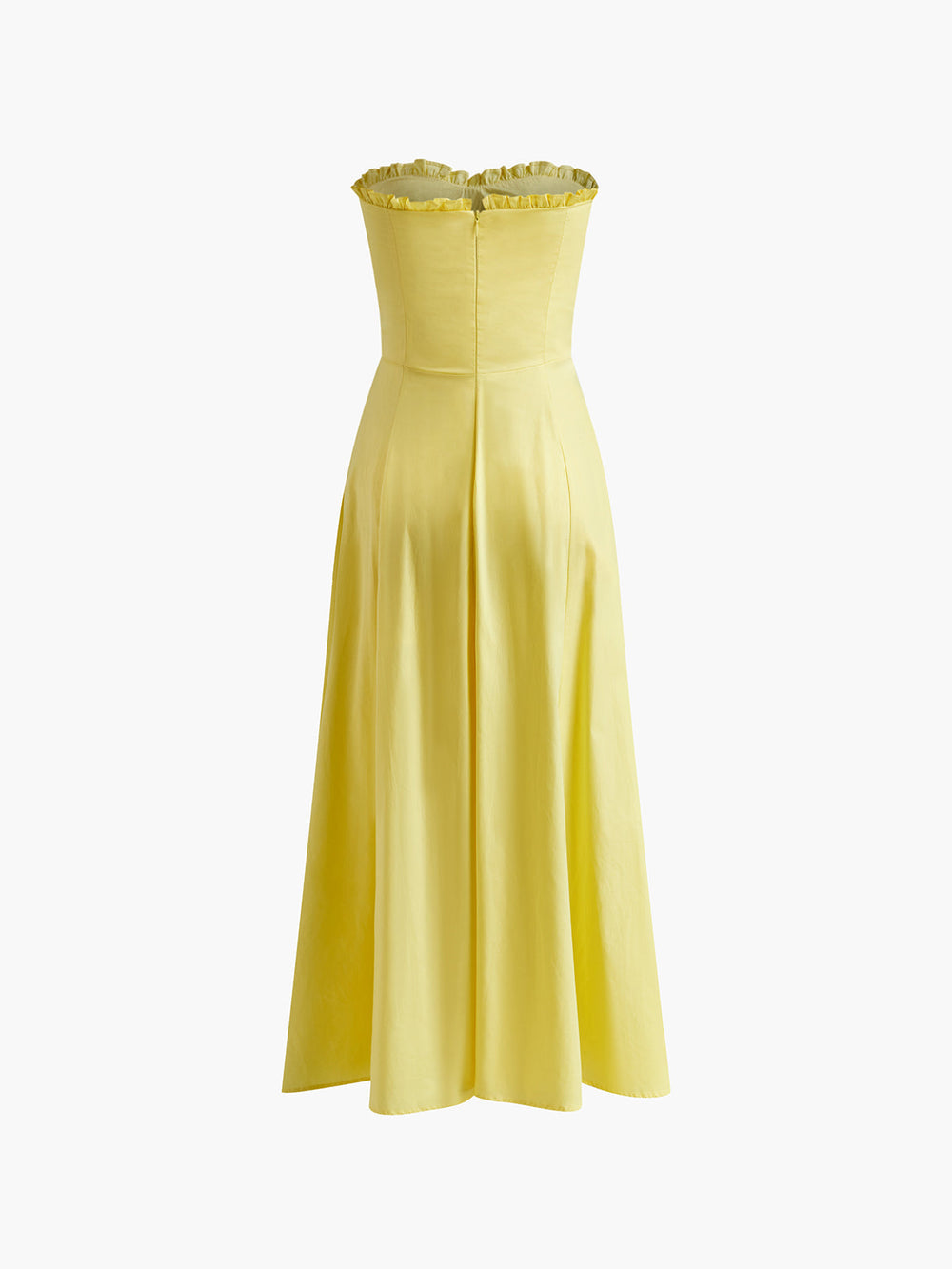 Lettuce Trim Wickelkleid mit Schlitz