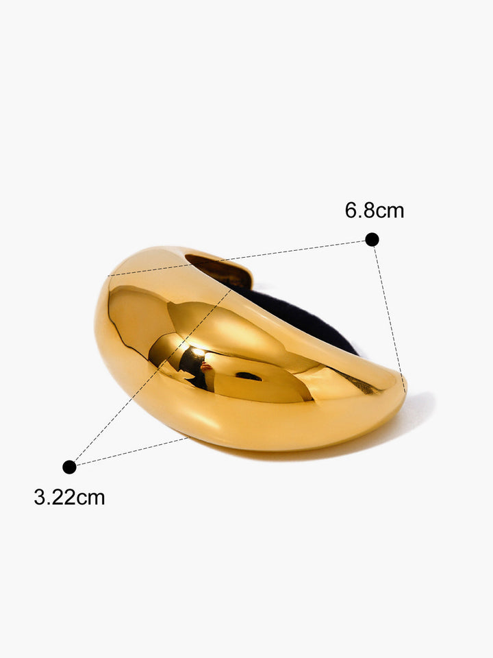 1 Stk. Goldene Haargummis