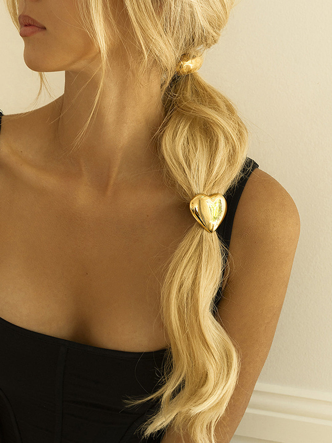 Herz Metall Haarband