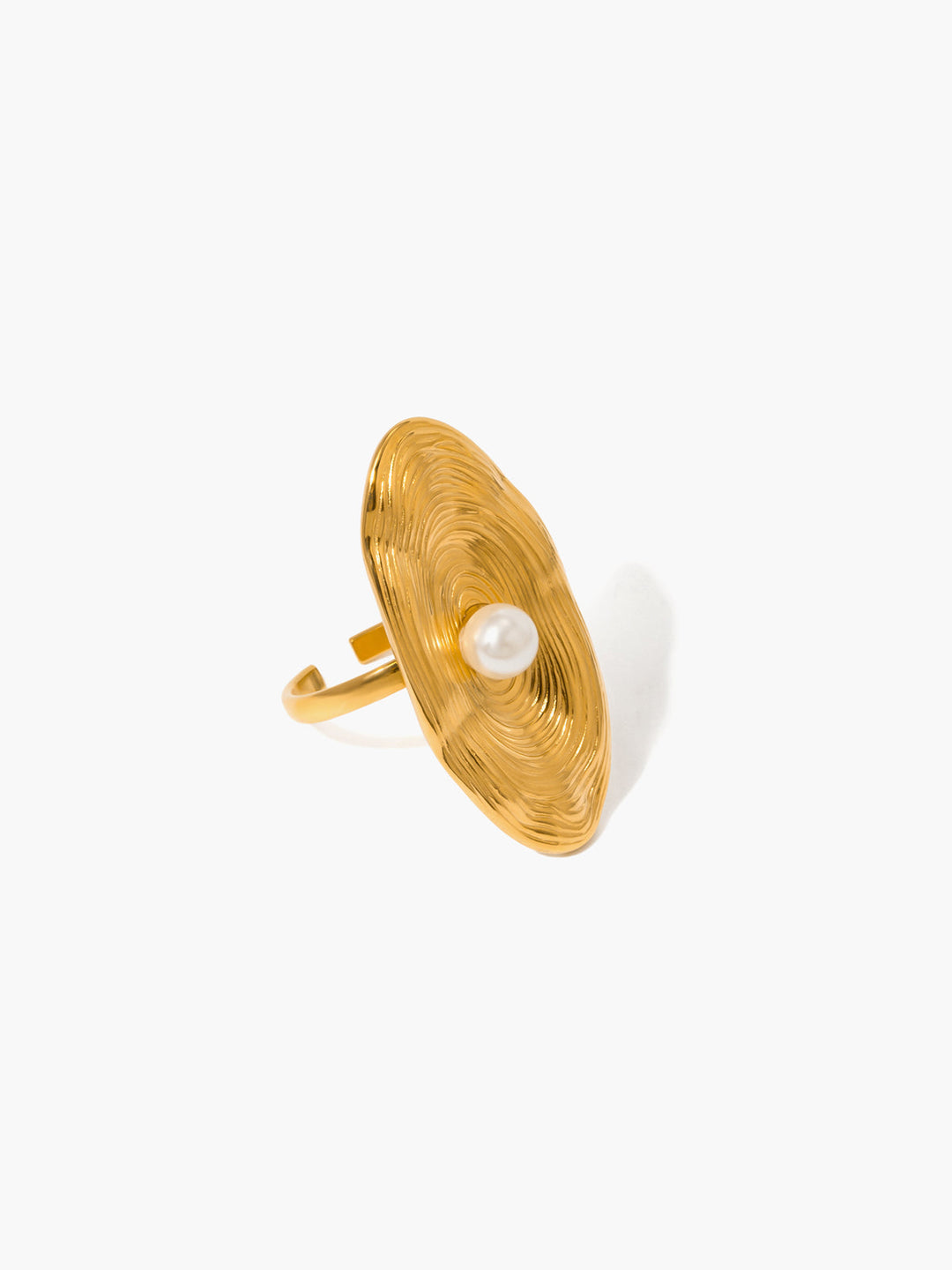 Goldener Perlenring