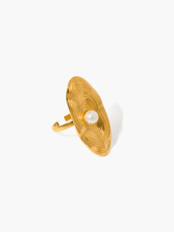 Goldener Perlenring