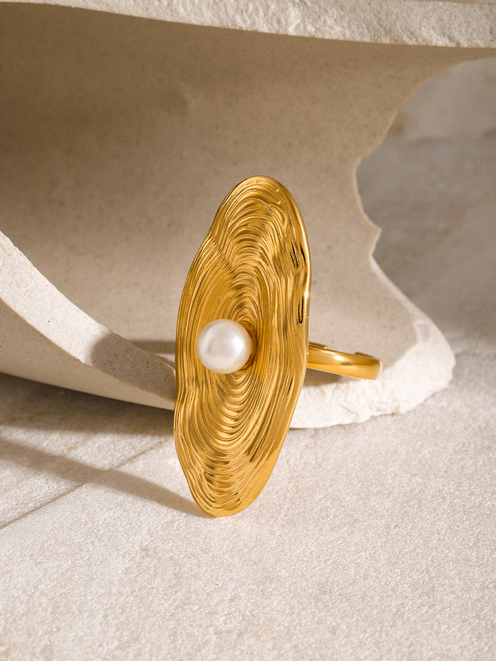 Goldener Perlenring