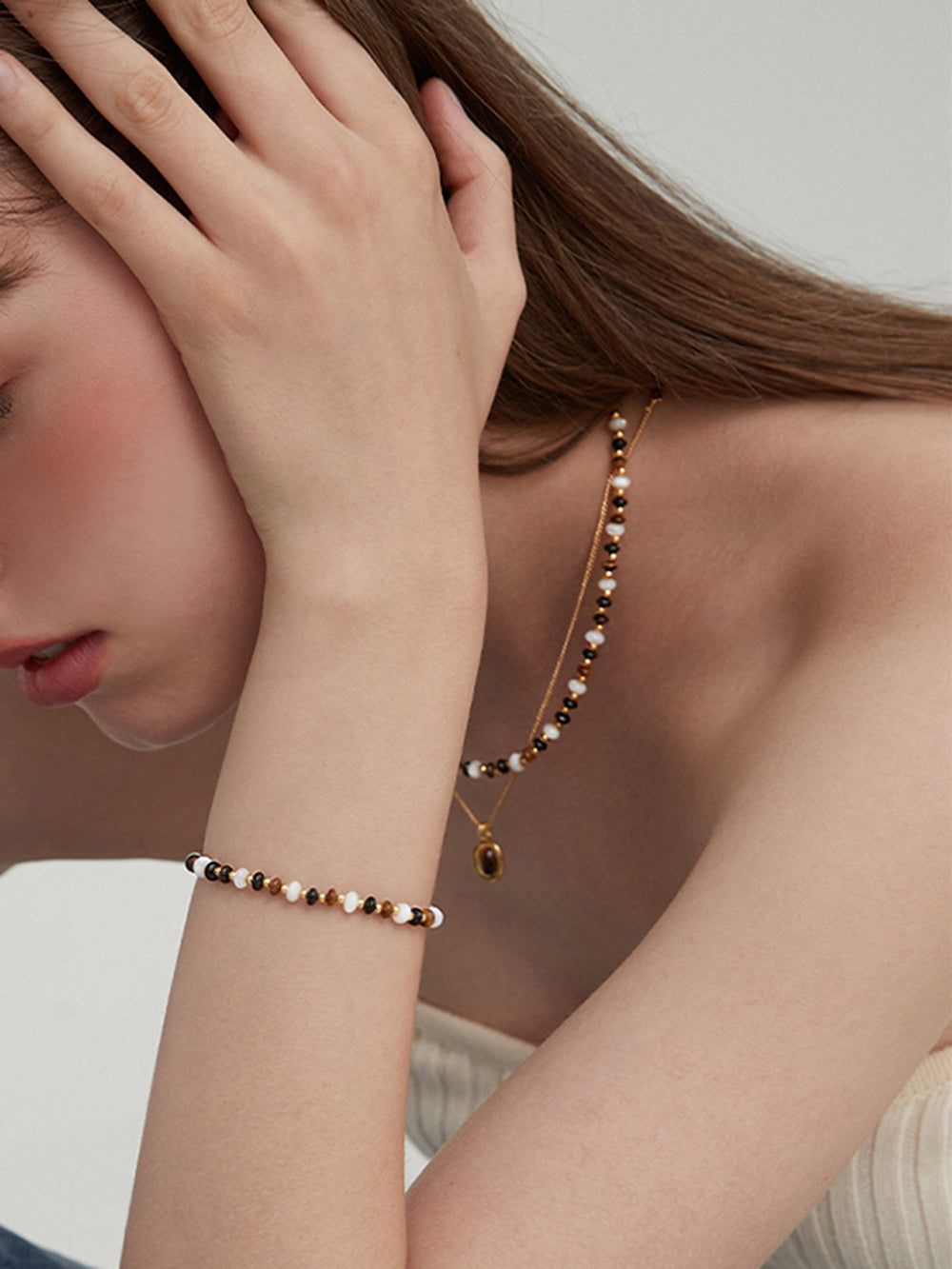 Armband aus Tigerauge
