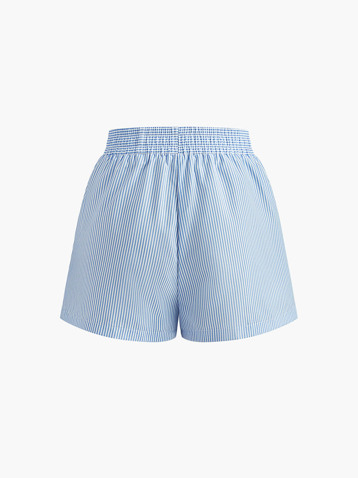 Pinstripe Dünne Shorts
