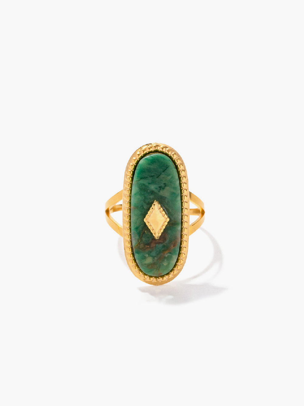 1pc Eleganter Edelstahlring