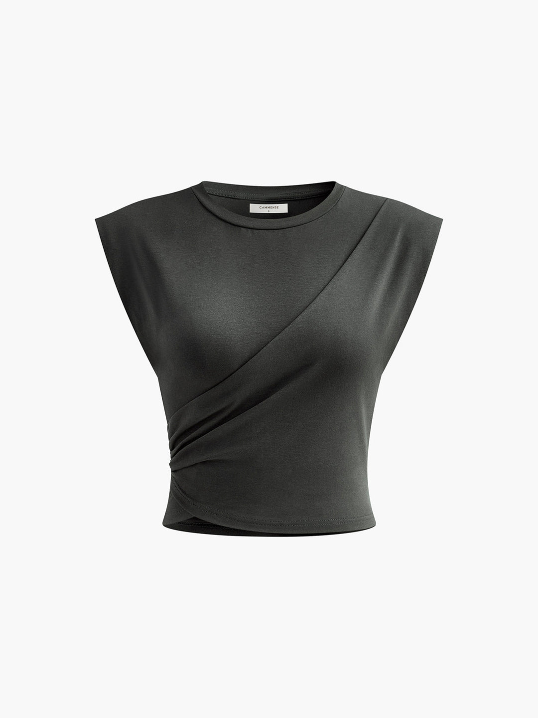 Kapuziner-Tanktop mit kurzen Ärmeln