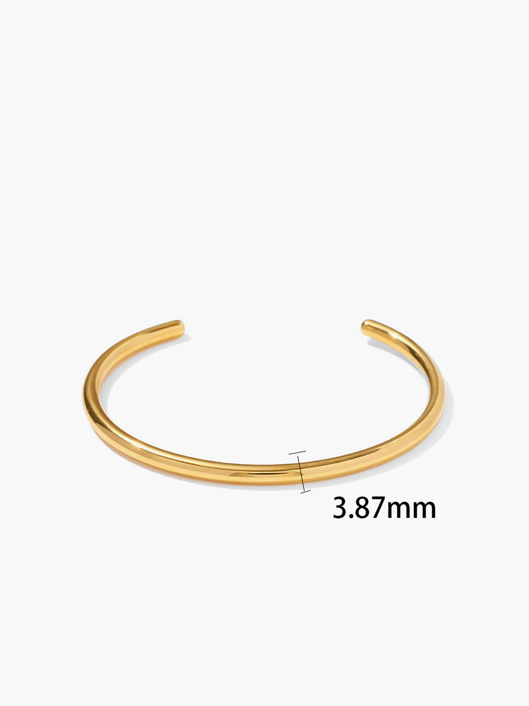 Goldenes offenes Armband
