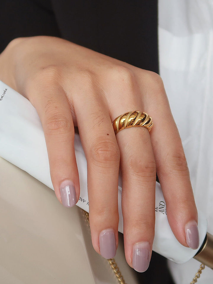 1Stk Krokant Hanf Muster Ring