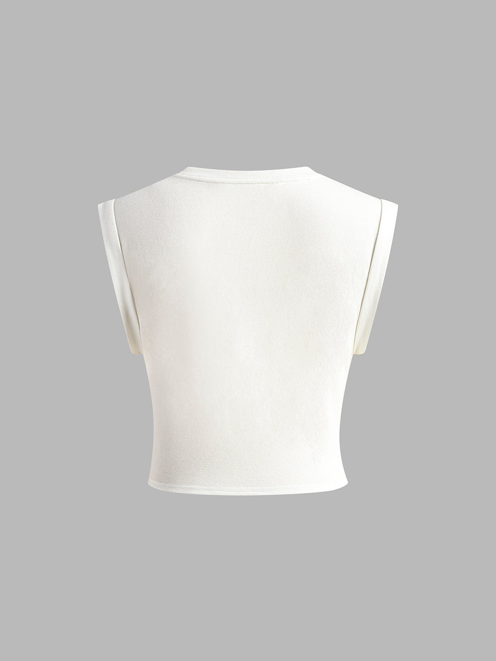 Geknotetes Baumwoll-T-Shirt