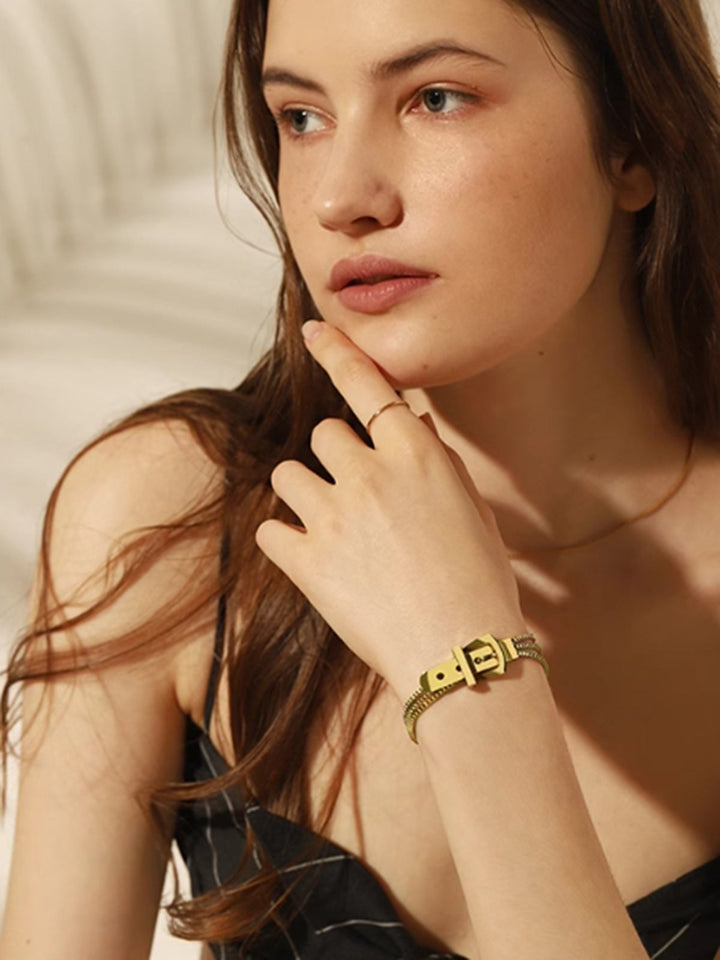 Unisex Dreifachketten-Armband