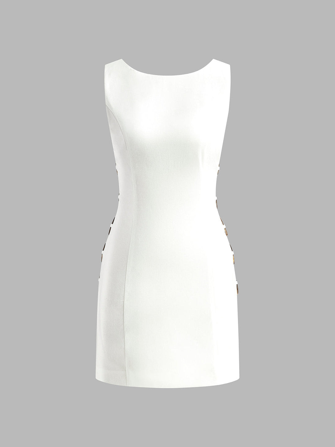 O-Ring Cutout Ärmelloses Kleid