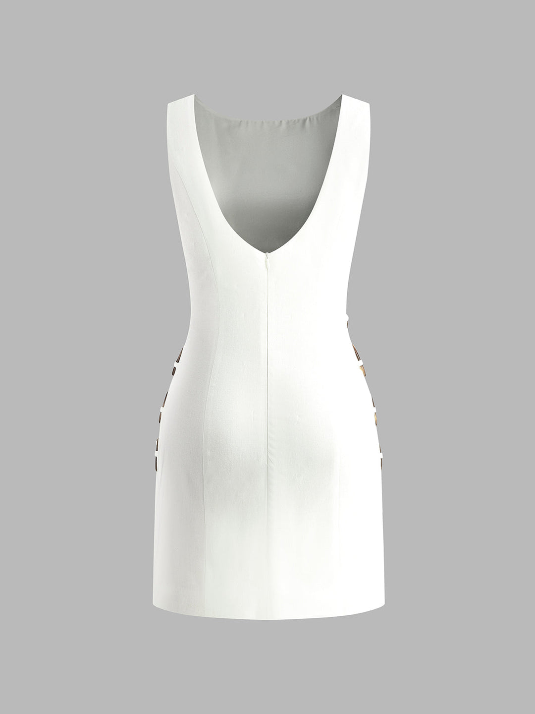 O-Ring Cutout Ärmelloses Kleid