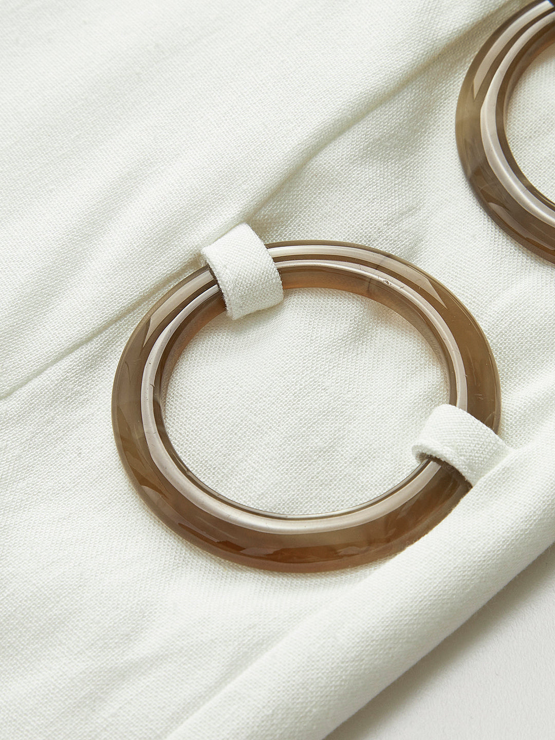 O-Ring Cutout Ärmelloses Kleid