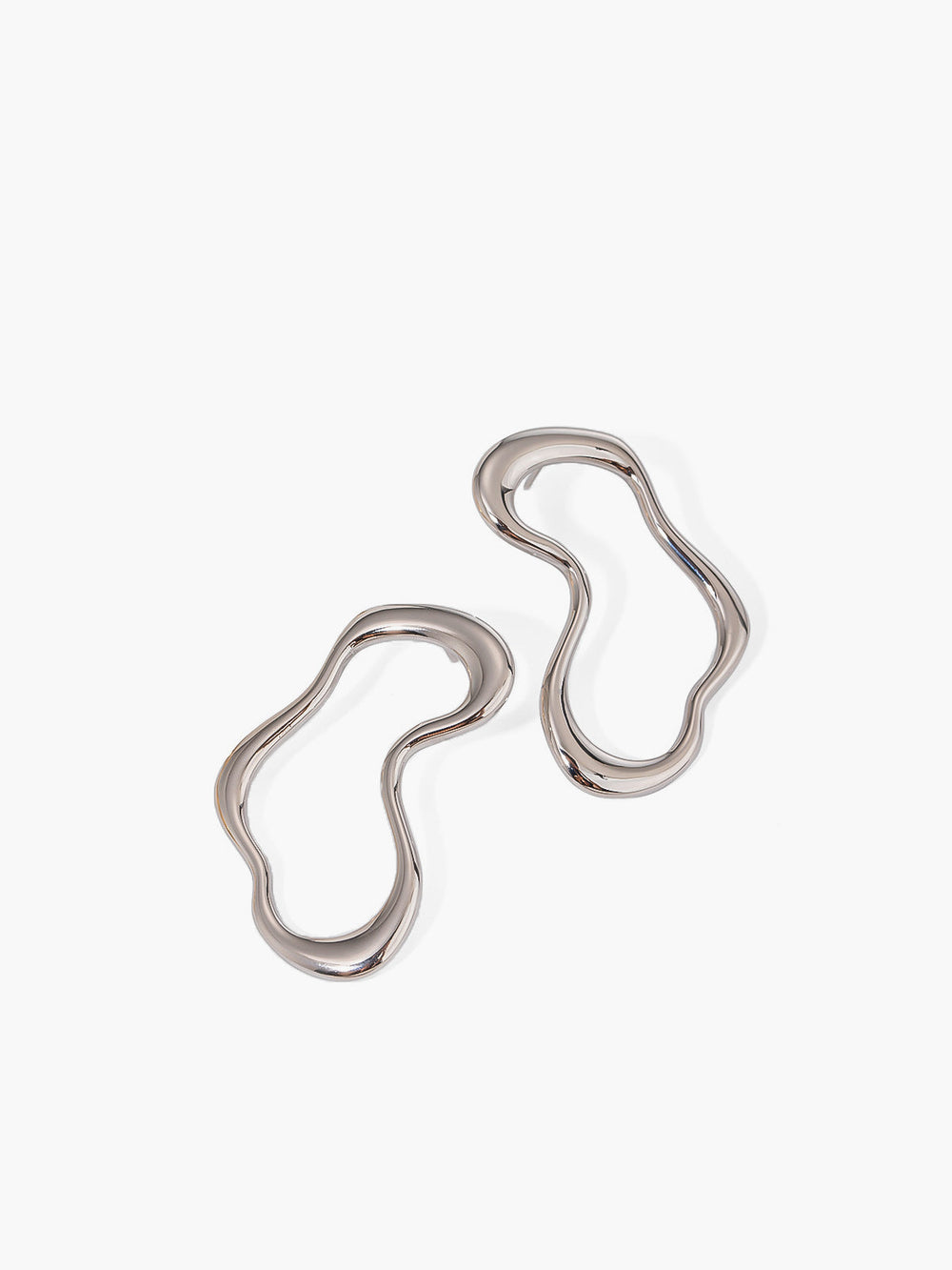 Unregelmäßige Metall-Ohrstecker