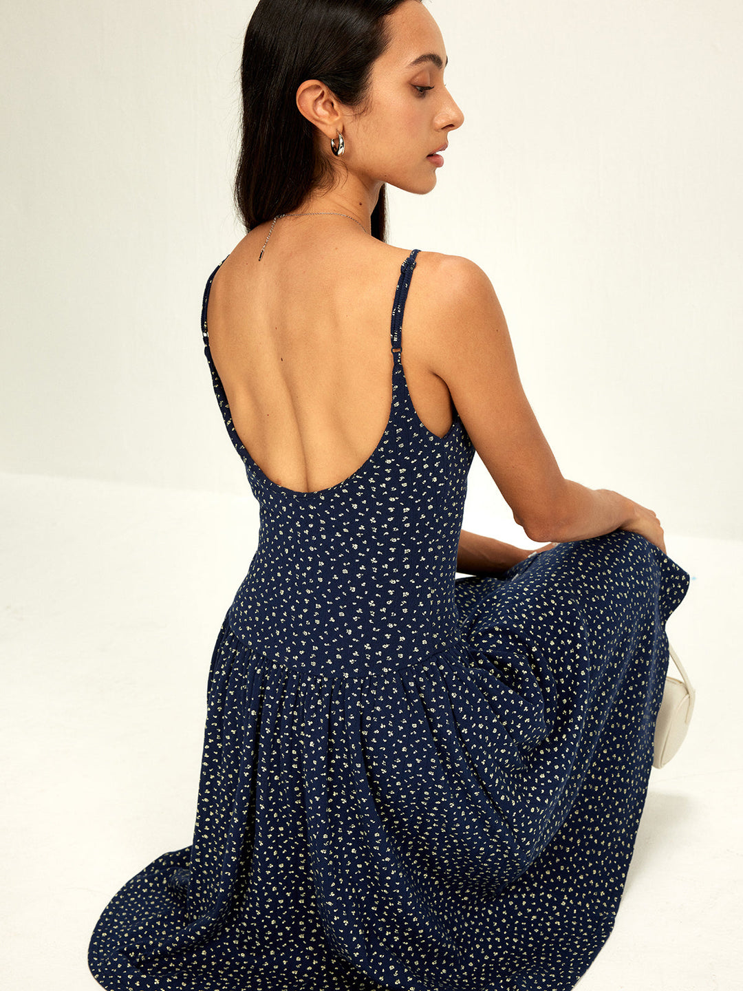 Reines Baumwollkleid mit Druck