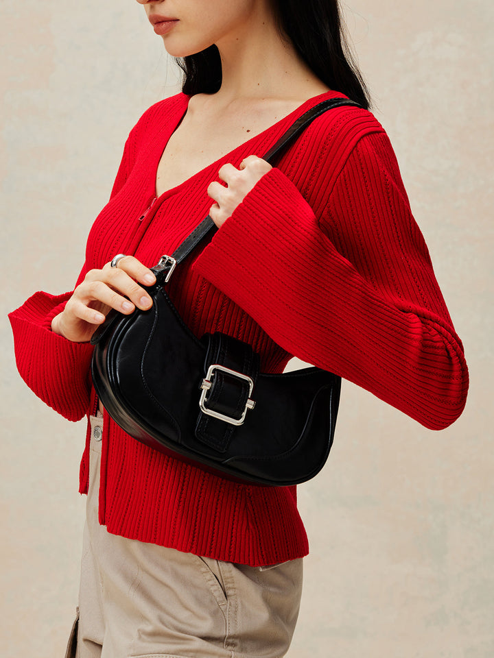 Stilvolle Retro Achseltasche