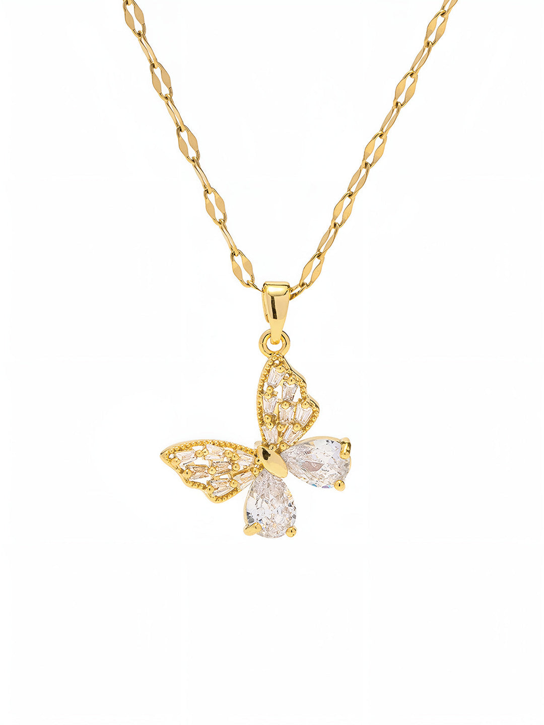 Goldene Schmetterlingshalskette