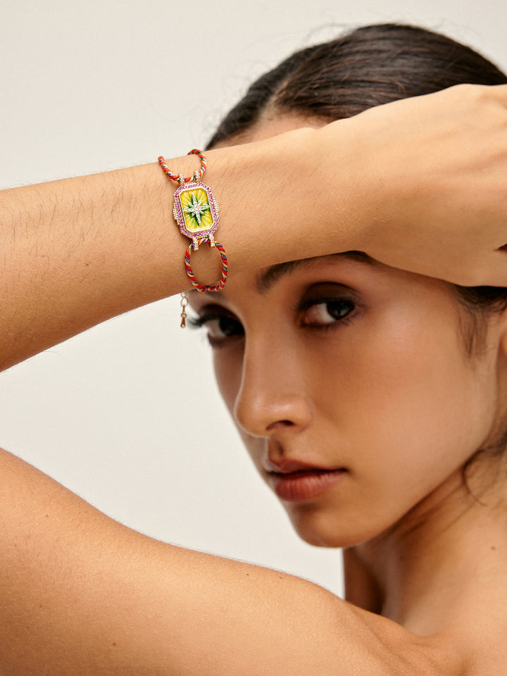 Doppel Cord Boho Segen Armband