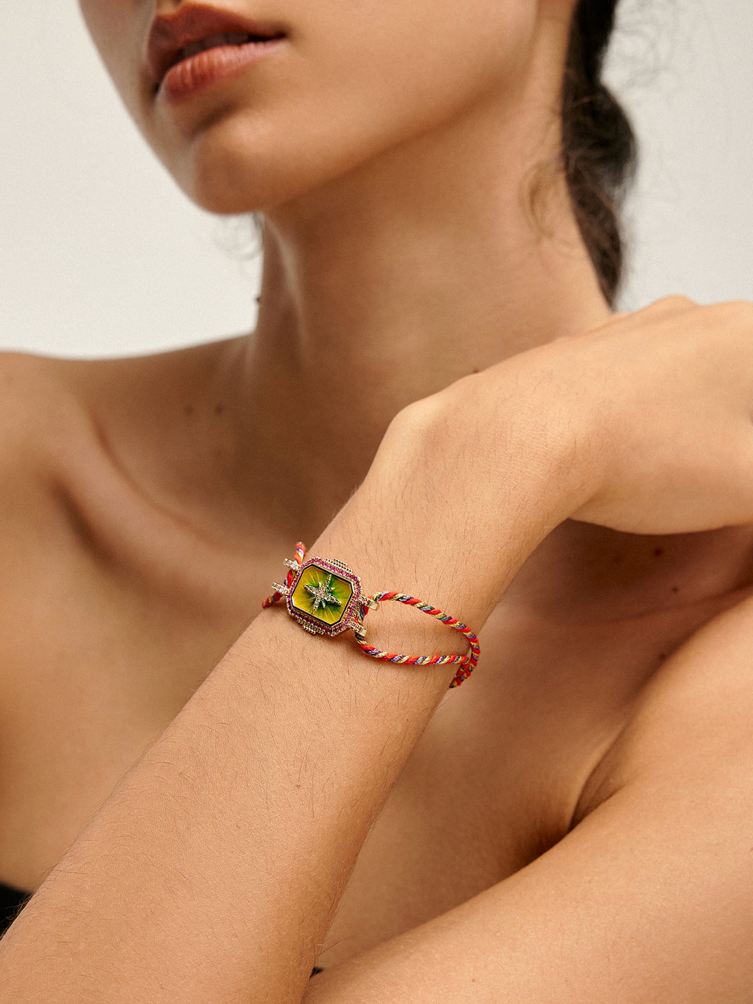 Doppel Cord Boho Segen Armband