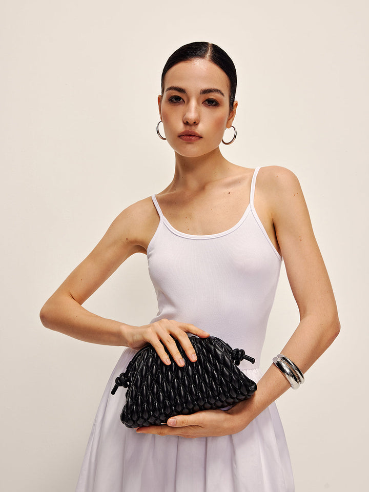 Rhombus Clutch & Schulter Dumpling Tasche