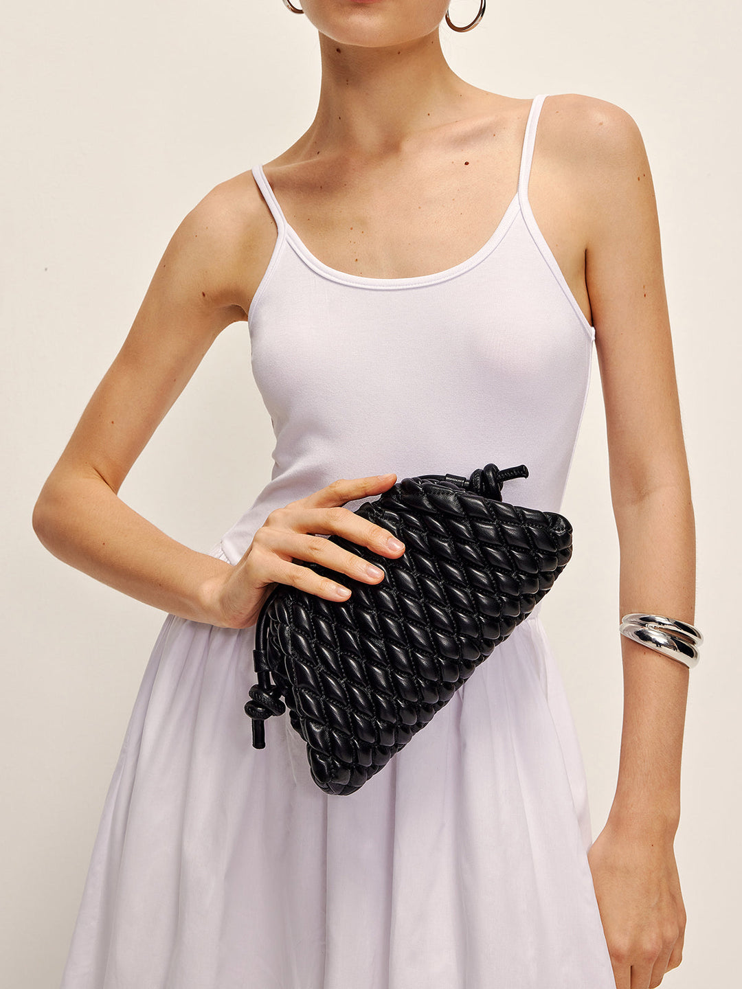 Rhombus Clutch & Schulter Dumpling Tasche