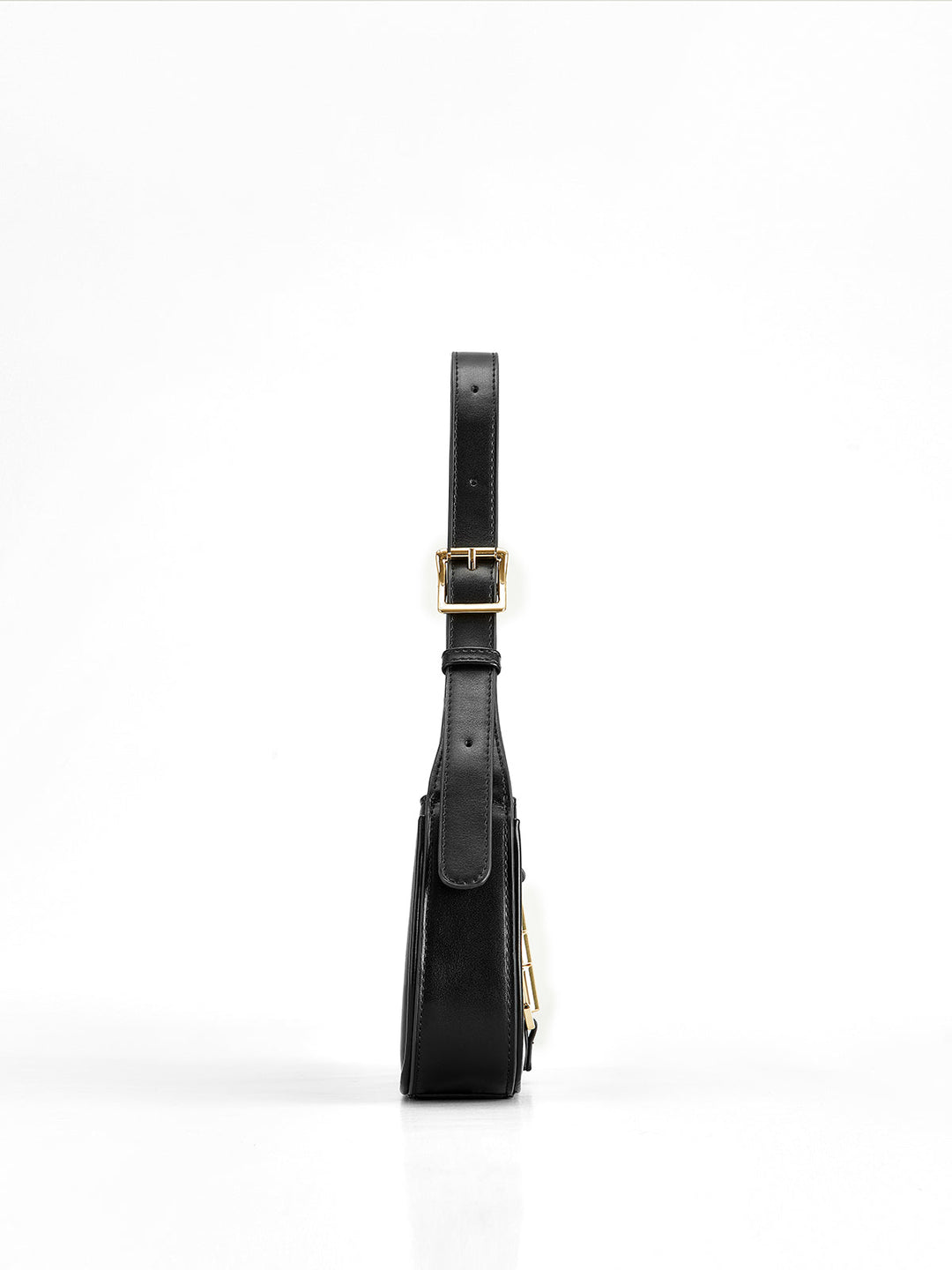 Goldene Wist Lock Schultertasche