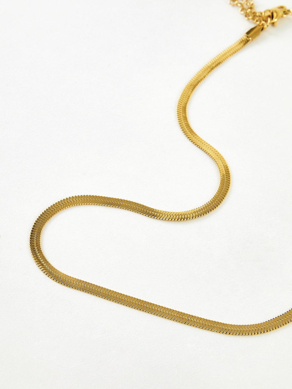 Minimalistische Schlangenkette Halskette