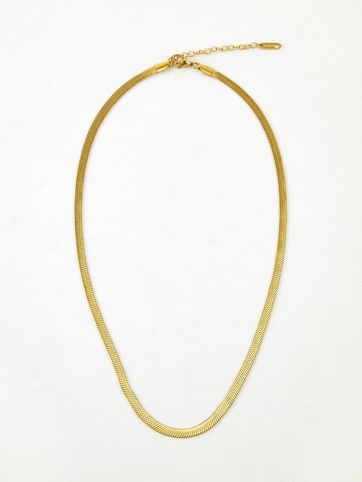 Minimalistische Schlangenkette Halskette