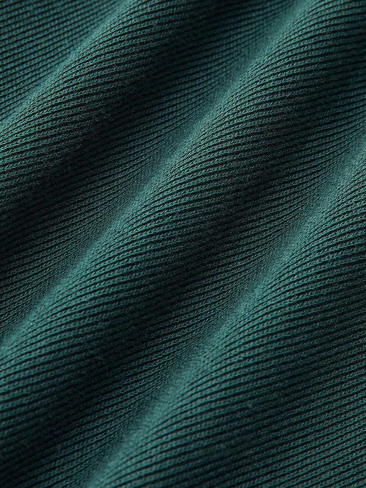 Lässige Patchwork-Hose mit Streifen