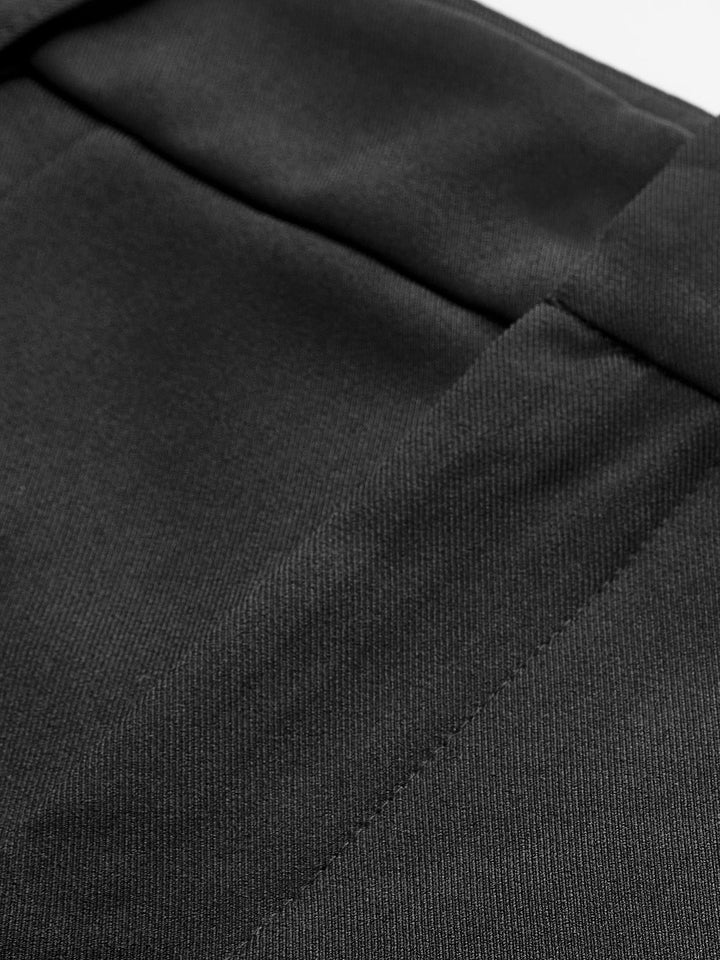 Semi-Sheer Mid-Waist Shorts Ohne Gürtel