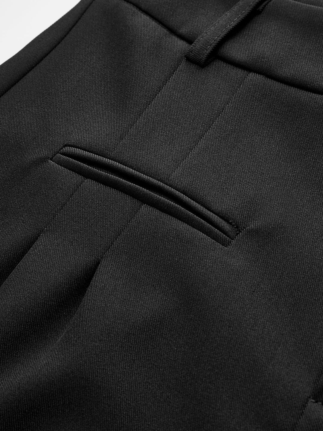 Semi-Sheer Mid-Waist Shorts Ohne Gürtel