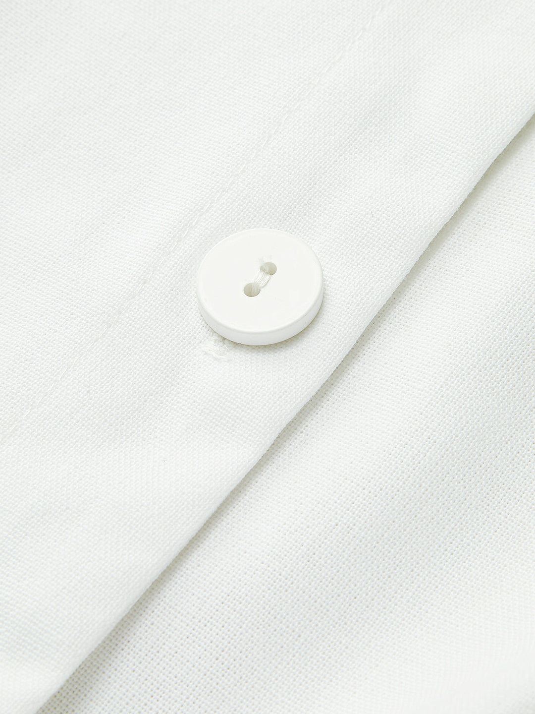 Leinenmischung Hemdkragen Tanktop