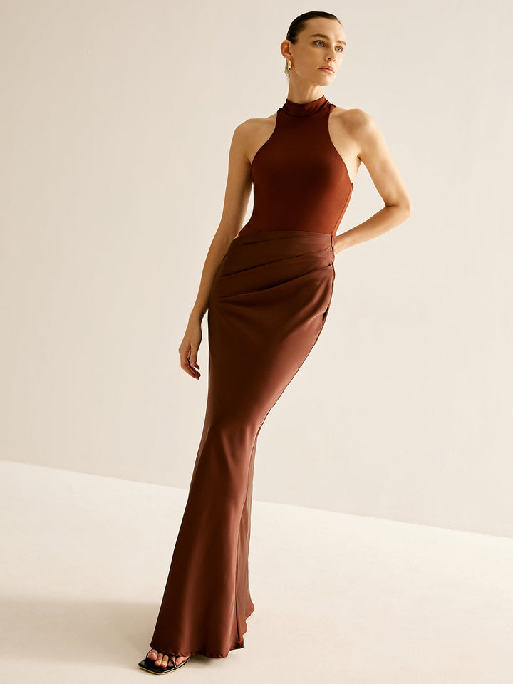 Cutout Panel Sexy Slim Kleid