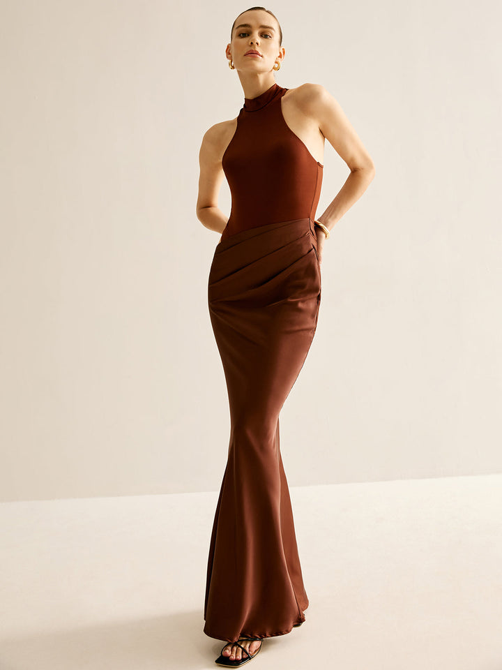 Cutout Panel Sexy Slim Kleid