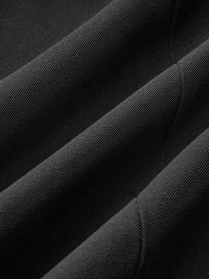 Kragen-Taschen-Blazer-Mantel